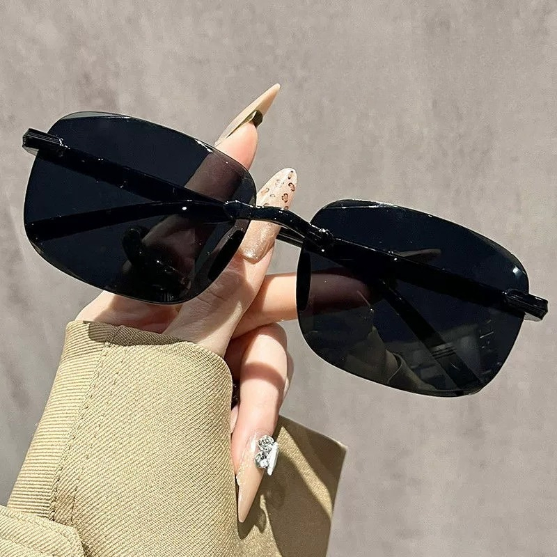 1/2pcs Unisex Outdoor Sports Sunglasses, Rimless Style for Parties & Cycling, Ideal