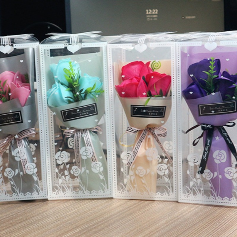 1Pcs Multi-color Eternal Flower Bouquet Gift Box Decoration Ornaments for Festivals,birthdays,confessions,romantic Souvenirs