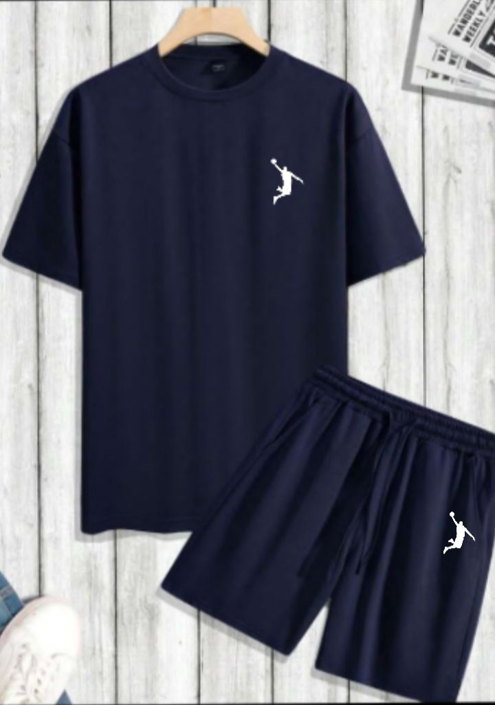 Tshirt & Halfpant For Men( Printed ) Set of 2 pcs| NV2