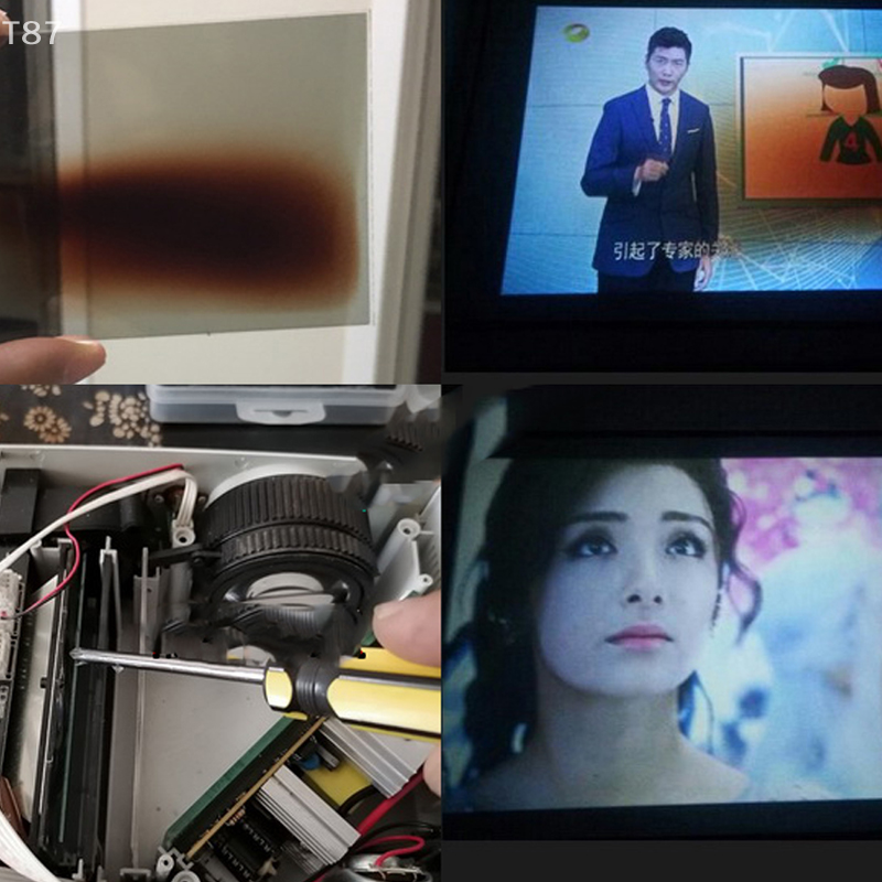 For 4 Inch Lcd Mini Led Projector Repair For UC40 UC46 Rigal Thermal-isolating Polarizer Glass