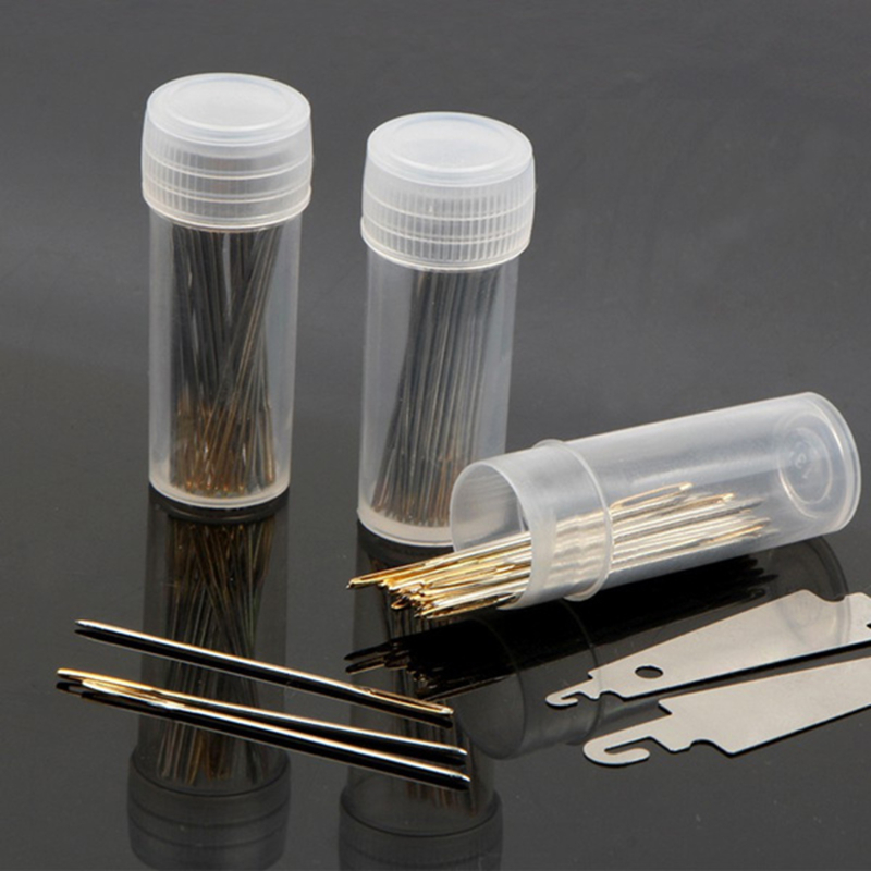 30Pcs Cross Stitch Needles Gold Tail Needles Blunt Head Needle Thread Tools Mixed Packs 10 Each of Small Medium and Large Size