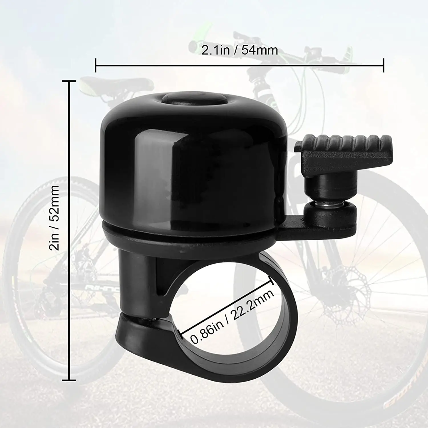 Bicycle Bell Alloy Mountain Road Bike Horn Sound Alarm Cycling Handlebar Metal Ring Call MTB Accessory