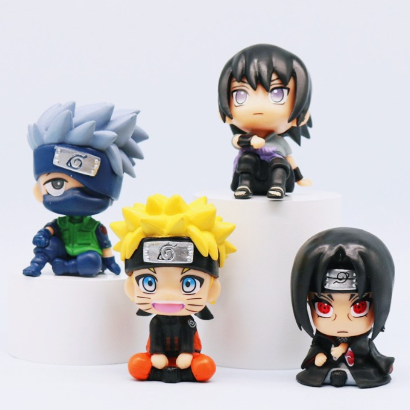 2026 New Naruto Anime Figure Uzumaki Naruto Kakashi Uchiha Sasuke Itachi Cute Toys Q Figurals Action Figurine Model