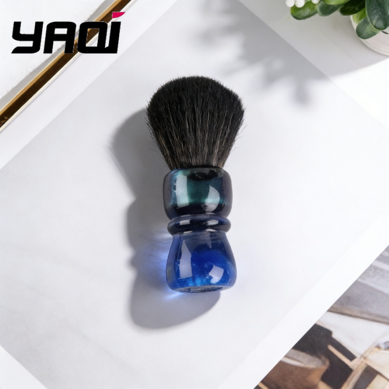 2026 Hot sale！YAQI OCEAN 28mm Synthetic Hair Resin Handle Men Wet Shaving Brush