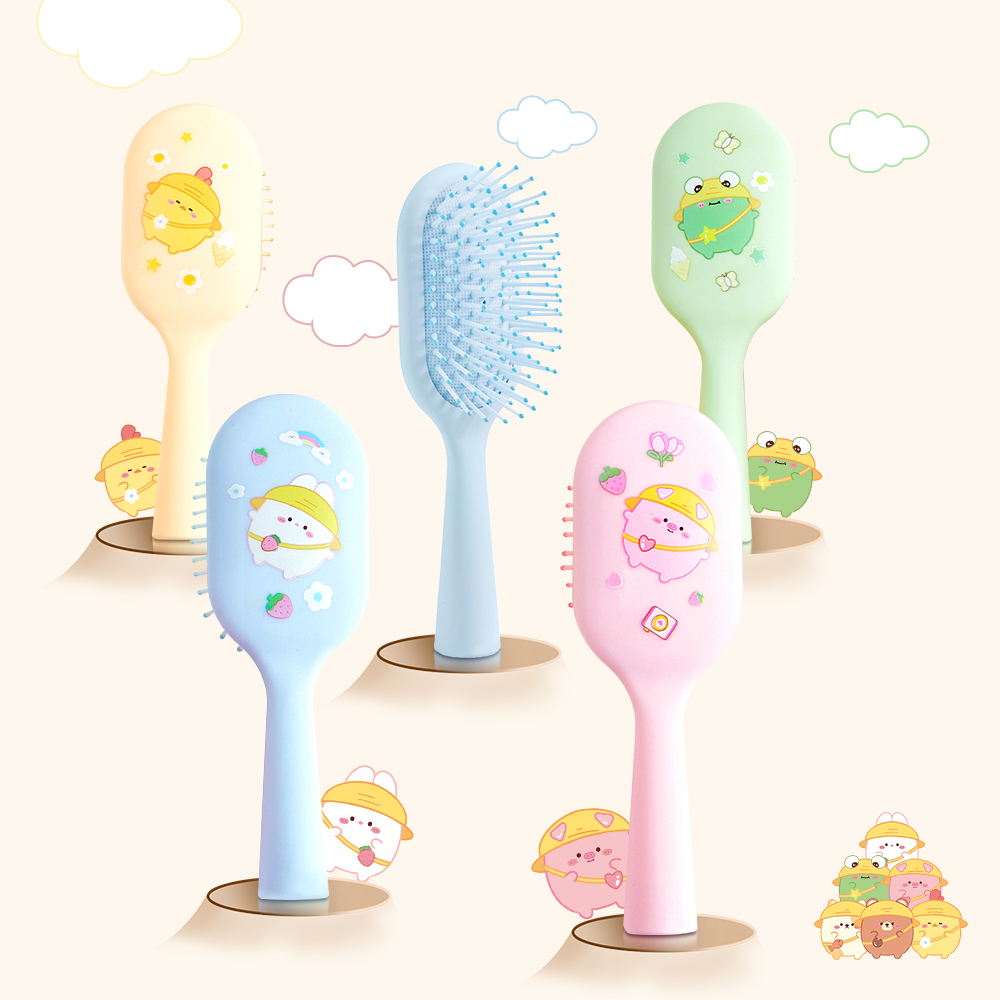 Mini Cute Massage Combs Anti-static Detangler Hairbrush Anti-tangle Air Cushion Comb Portable Comb Hairdressing Styling Tools