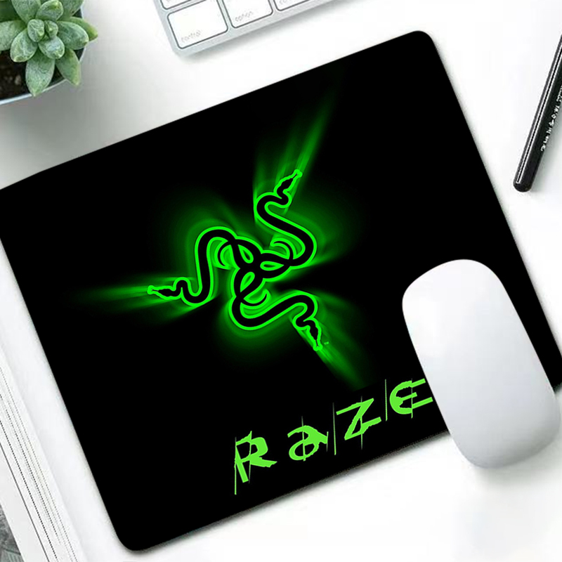 Samurai Warrior MousePad Gamer Computer Accessories Keyboard Table Mat Black Mouse pad Company Gaming Laptop Desk Accessory Pc