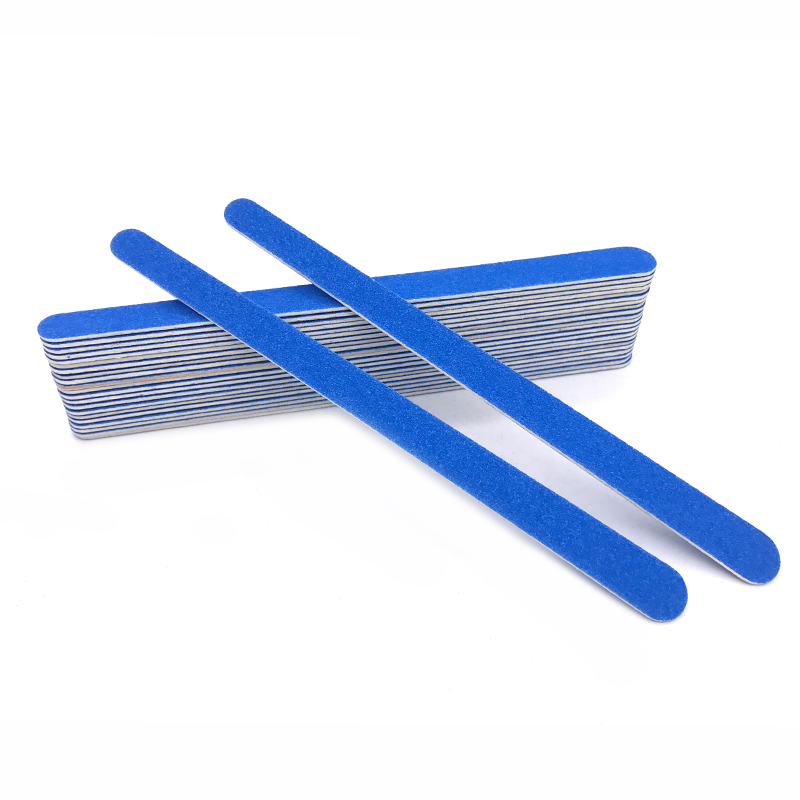 10/50/100pcs Professional Tools Emery wood Nail Files Dust Brushes Nail Repairs Polishing Pedicure Set Thick Remover Buffer File