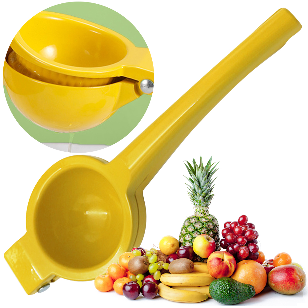 Home Manual Lemon Squeezer Lemon Squeezer Sturdy Portable Practical Kitchen Tool Max Extraction Hand Lemon Juicer Aluminum Alloy