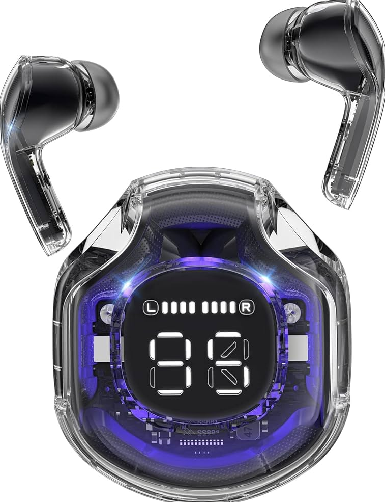 Ultra Pods Wireless Earbud Touch Control With Flash Light