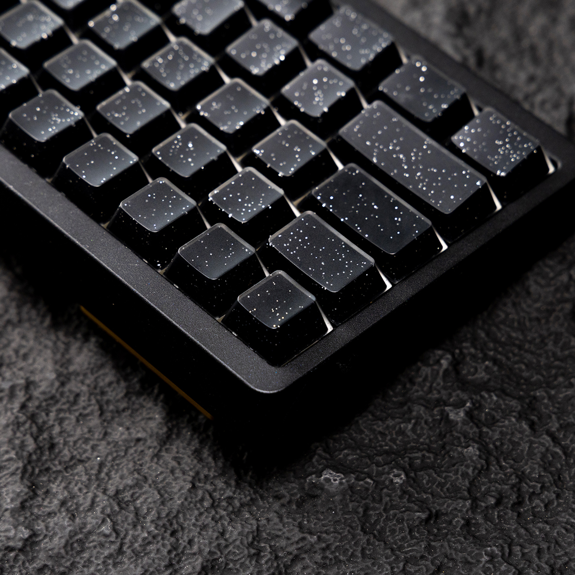 Crystal Jelly Keycap Keycaps For Gaming Mechanical Keyboard MX Switch Light Through White Black Blue ABS PC Screen Printed