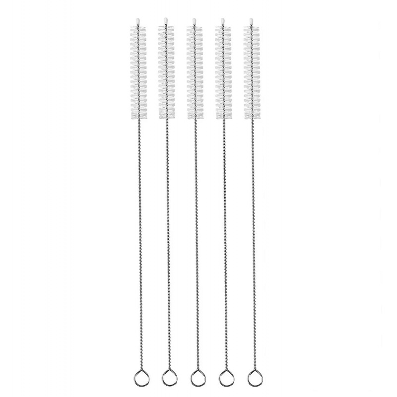 Drinking Straw Cleaning Brush Set - 9 Piece Extra Long Pipe Cleaner for Glasses, Straw Cups, Bottles and Tubes