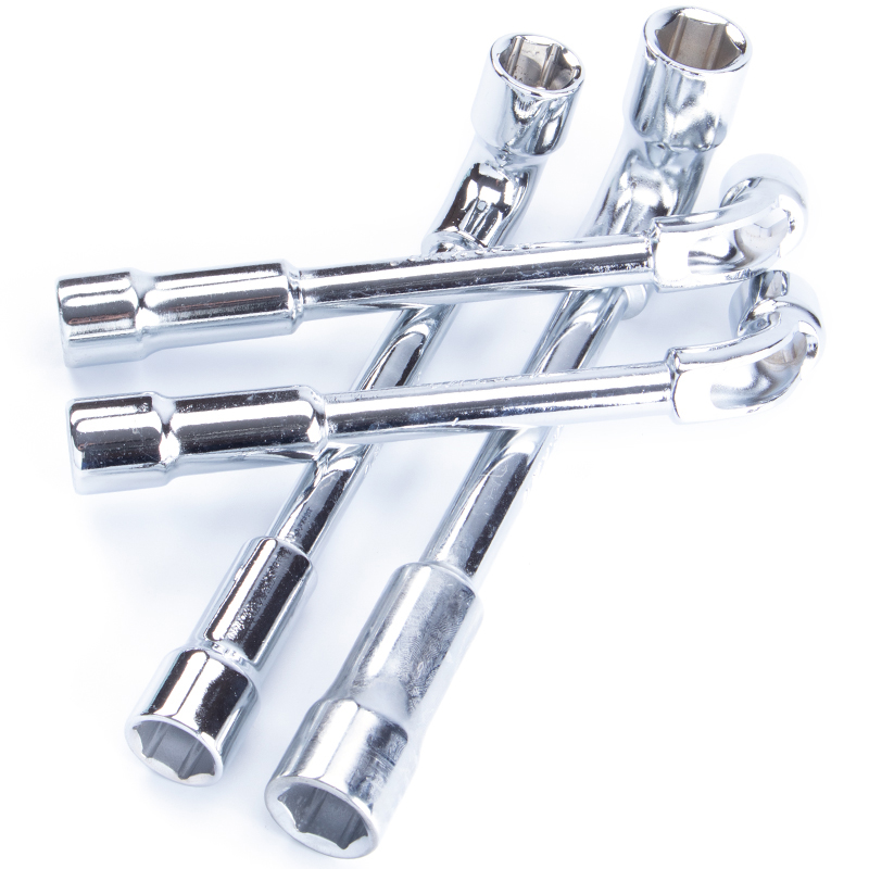L-type socket wrench hexagonal / pipe / 7-type / elbow / double / piercing tire wrench 6-19mm