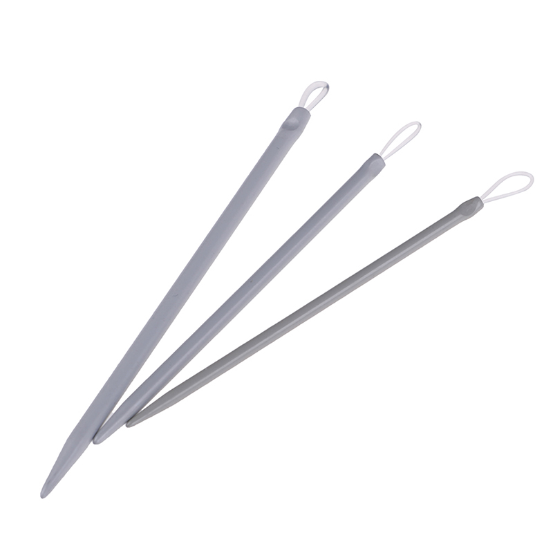 3pcs/set Nylon Wire Knitting Needles Yarn Sewing Needles Wool Thick Knitter