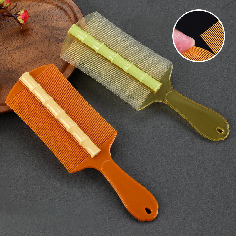 Double Sided Lice Comb Fine Tooth Scalp Massage Professional Flea Removal Ultra-Dense Teeth For Children Pet Grooming Tool