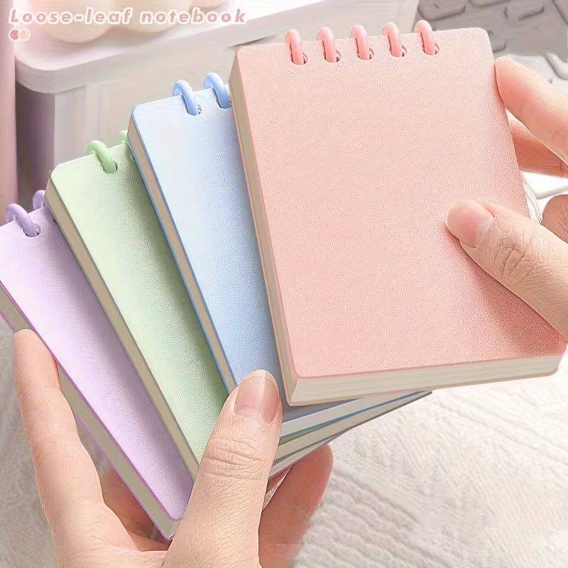A7 Portable Pocket Notebook 160 Pages Flip Style Mini Diary for , Accounting and Planning Office Study Supplies