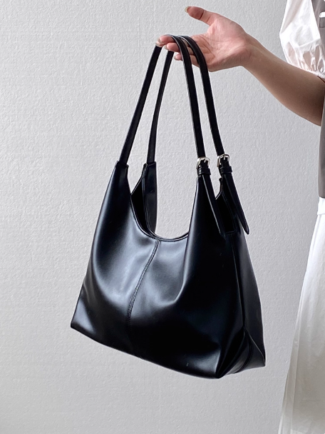 Luz 2025 New Style Women's Tote Bag - Retro Minimalist Design, Professional Commute Style, Large Capacity, Soft Leather, Handhel