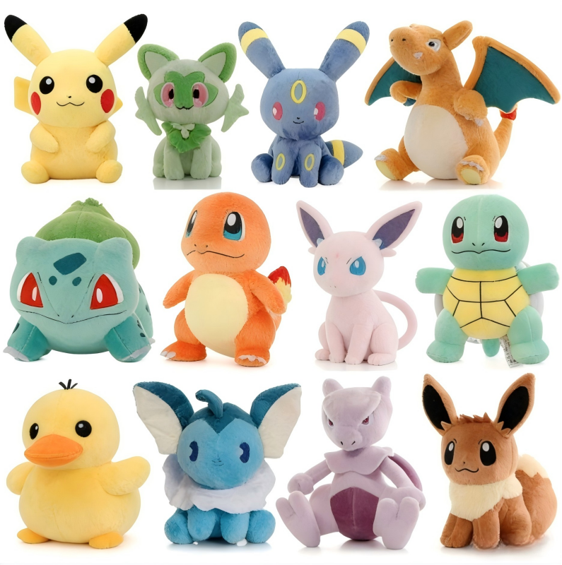 FAST SHIPPING Peluche Pokemon Gengar 24cm Pokemon stuffed Toy Cute Cartoon Pikachu Plush Doll Soft Doll Child Birthday