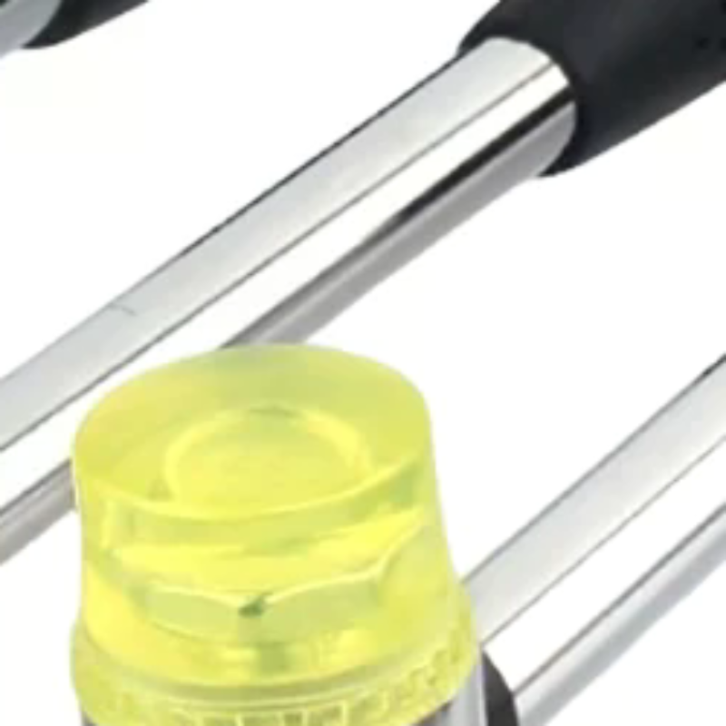 ✰✪1 Pair Double Face Tap Hammer Head 25mm 30mm 35mm 40mm 45mm Yellow Black Hammer Replacement Striking Head