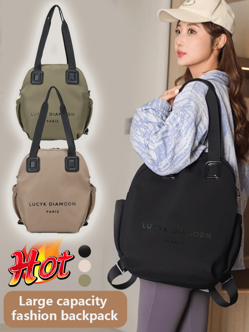 Fashionable And Simple Multifunctional Backpack Waterproof Light Large Capacity Oxford Fabric Bag