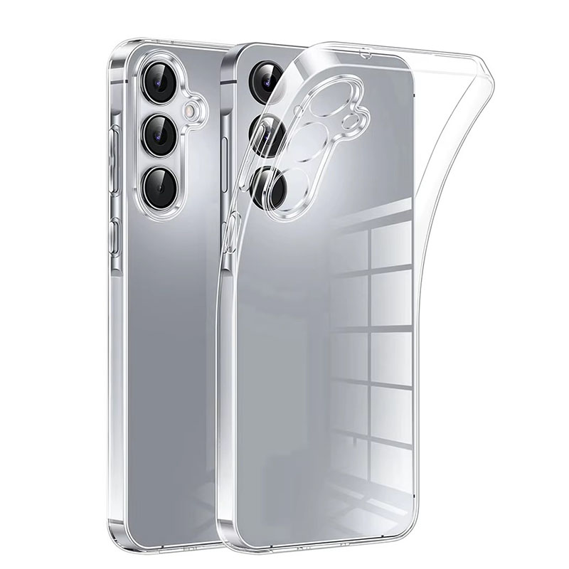 Shockproof Clear Silicone Soft Case For S26 S25 S24 S23 S22 S21 Ultra plus note20 Phone Cases Cover