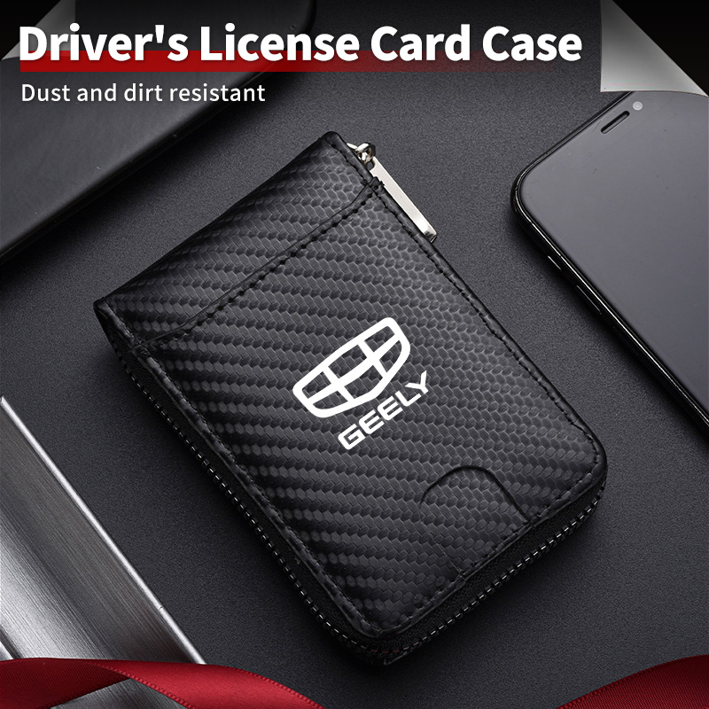 New Portable Super Slim Soft Wallet Mini Credit Card Purse For Geely Atlas SUV Boyue Borui Coolray Emgrand NL3 EX7 X7 EC