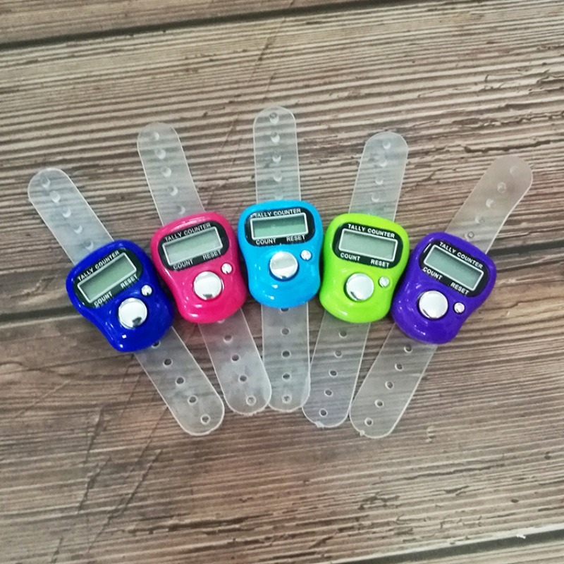 Mini Point Marker And Row Finger Meter LCD Electronic Digital Tally Counter For Sewing Knitting Weave Tool
