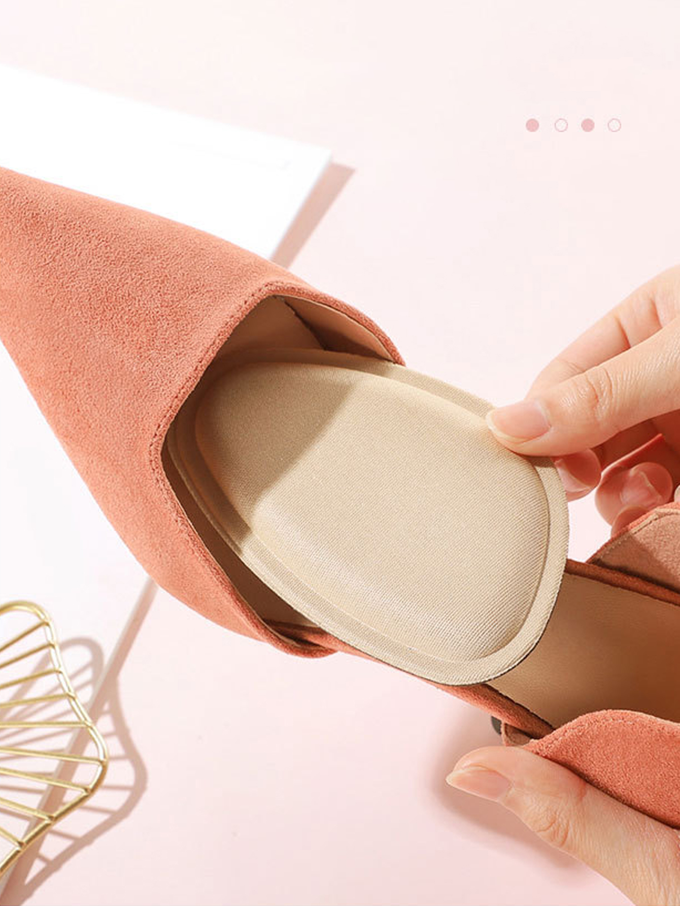 Soft Forefoot Insert Pain Relief Half Size Shoe Pad High Heels Women Sandals Anti-Slip Silicone Gel Insoles for Shoes Cushion