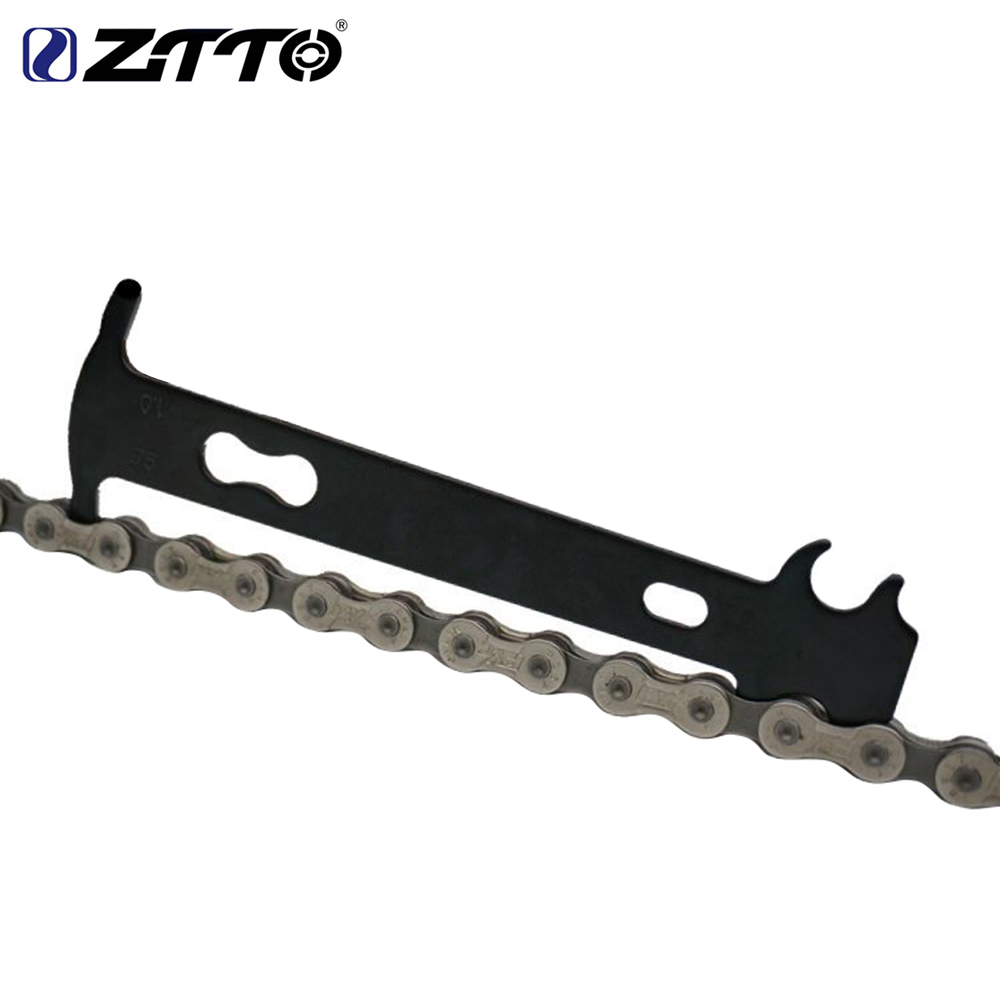 ZTTO 1pcs Bicycle Chain Wear Checker Indicator Bicycle Measurement Ruler Repair Tools Mountain Bike Chain Tool