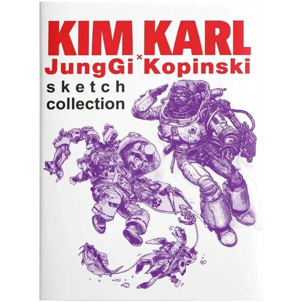 Kim JungGi x Karl Kopinski Sketch Collection Art Book - Famous Korean Artist Sketchbook for Artists & Drawing Lovers
