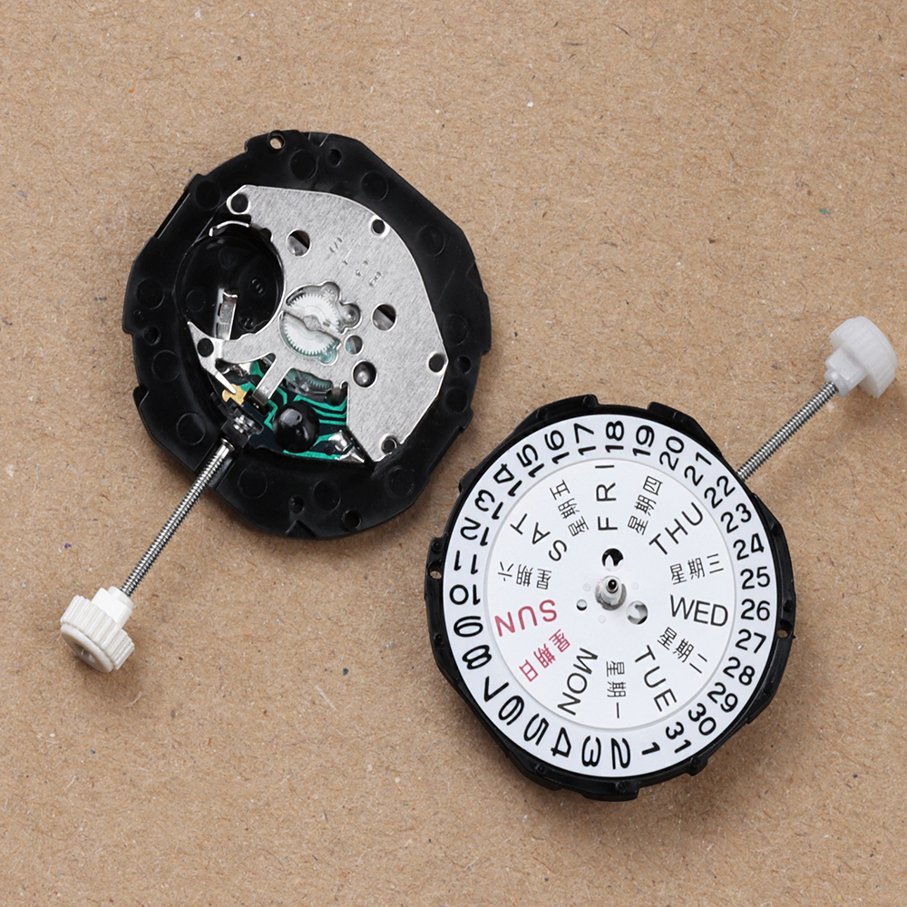 New Single Calendar Double Calendar Quartz Movement SL28/25 Quartz Clock Movement 3 Hands Single Double Calendar Watch DIY Parts