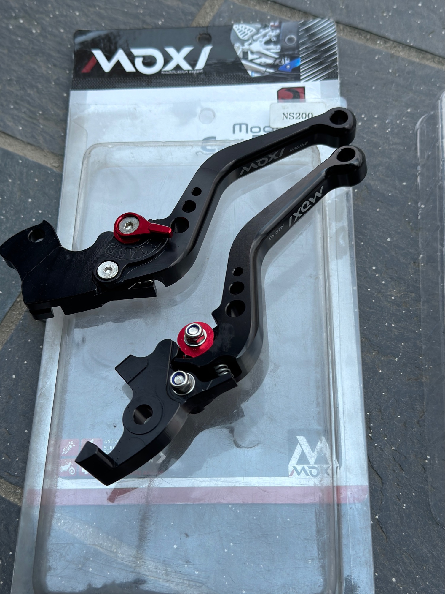 Ns200 Ktm pulshar Rs200 (MOXI) Adjustable clutch and Break Lever