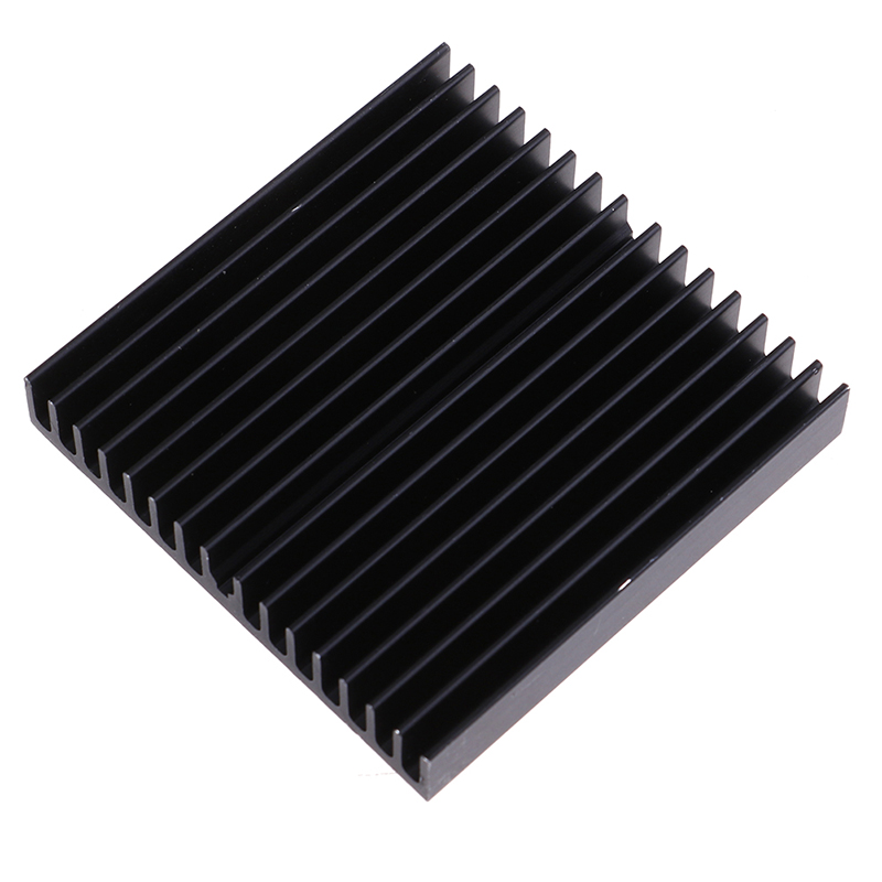 New Sale 1pcs 60*60*10mm Black Aluminum Radiator Motherboard Chip Heatsink