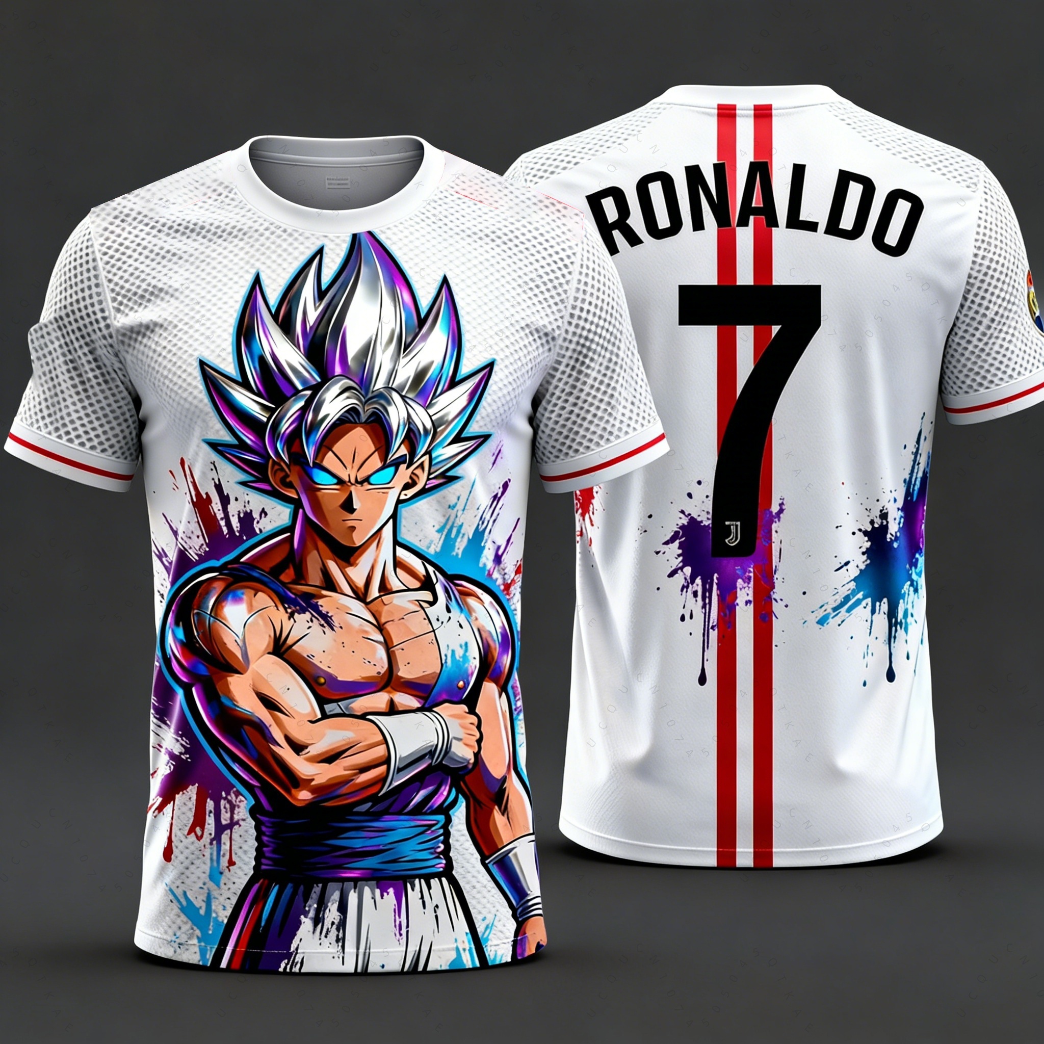 2026 Hot Japanese Anime Dragon Ball Z Majin Buu Specially Made Football Jersey T-Shirt Men's Sweatshirt Kids Cartoon Tops