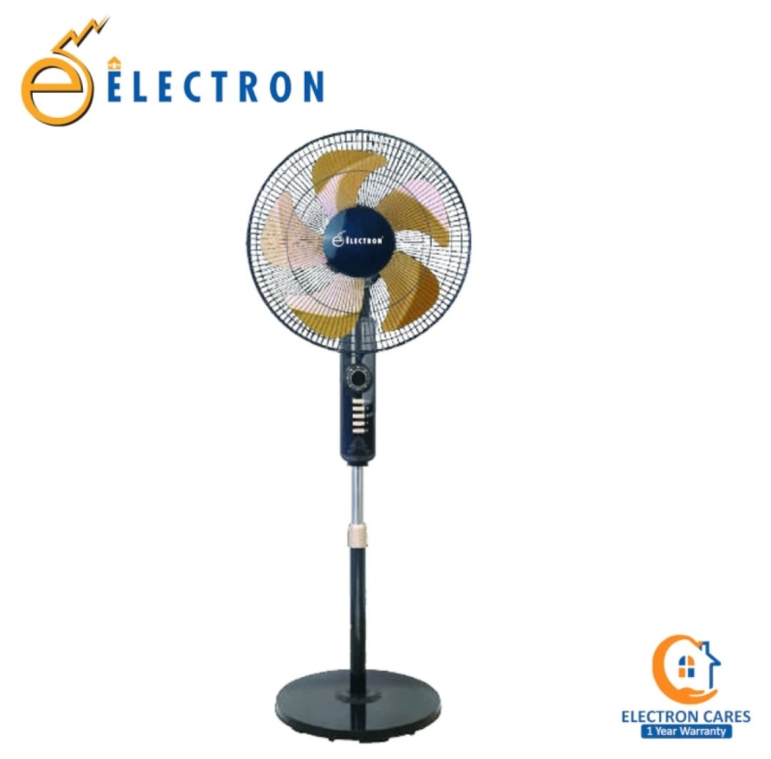 Electron 18 Inches Large Stand Fan With Metal Blade Heavy Duty