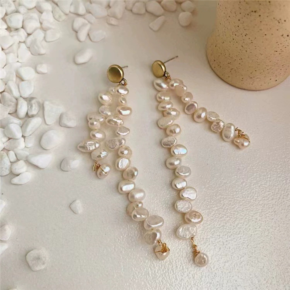 Personalized American European Style Long Natural Freshwater Pearl Sweet Travel Accessories