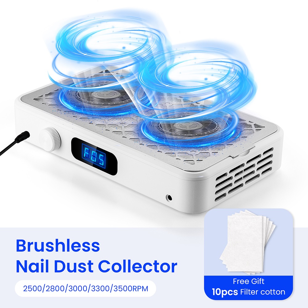 5 Pieces Filters for Nail Dust Collector Manicure Machine 30W Turbo Vacuum Cleaner Original Accessories Screen Plate