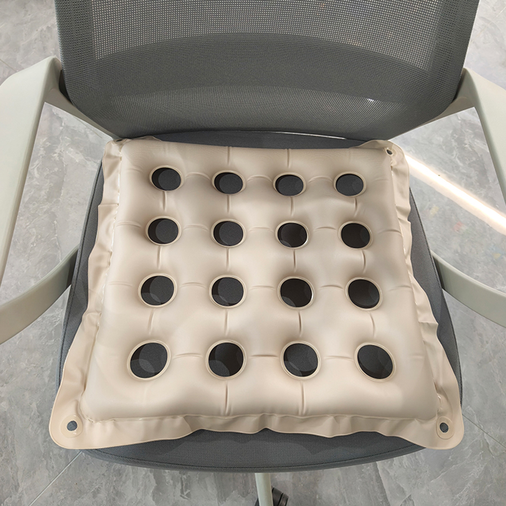 1pc Piece of PVC Inflatable Cushion Comes With An Air Pump Moisture Proof Portable Pad That Is Very Suitable For Use In Offices