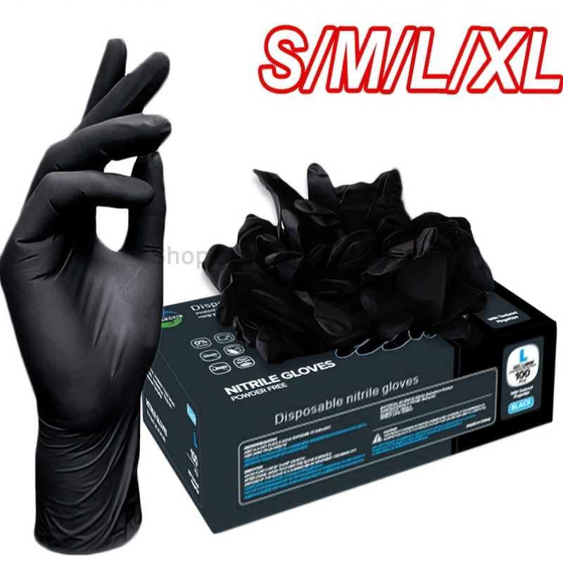 10-100PCS Latex Gloves Disposable Gloves Home Kitchen Cooking Tools Tattoo Washing Car Household Cleaning Work Gloves