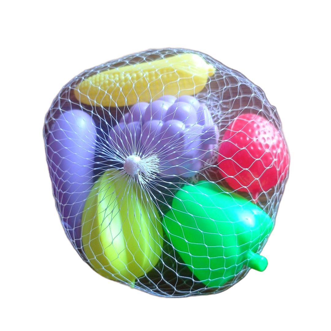 6 Pcs Mini Mix Vegetables And Fruits Set For Decor Kids Play And Learn