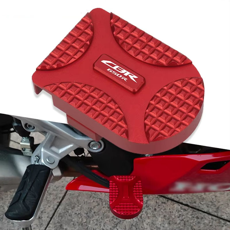 Motorcycle CNC Rear Foot Brakes Pedals Levers Step Plate Extension For CBR500R CB650R CBR650R CB 650R CBR 500R 2019-2022