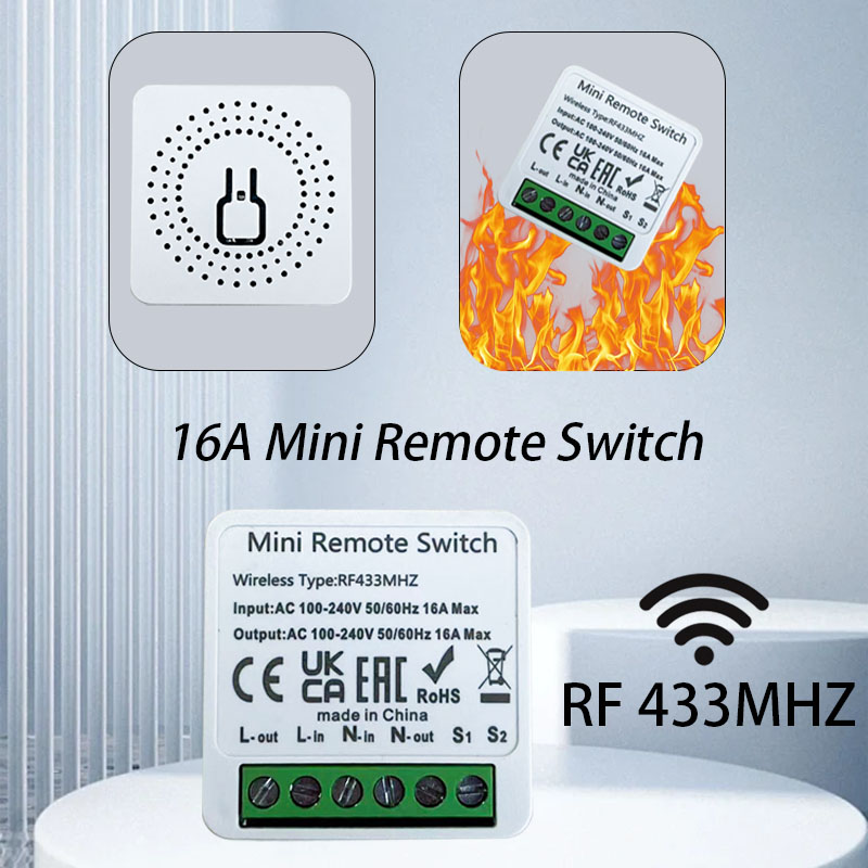 ZigBee Smart Switch Module 16A Mini DIY Intelligent Light Relay Breaker Smart Life Tuya Home Automation For Alexa Z2M