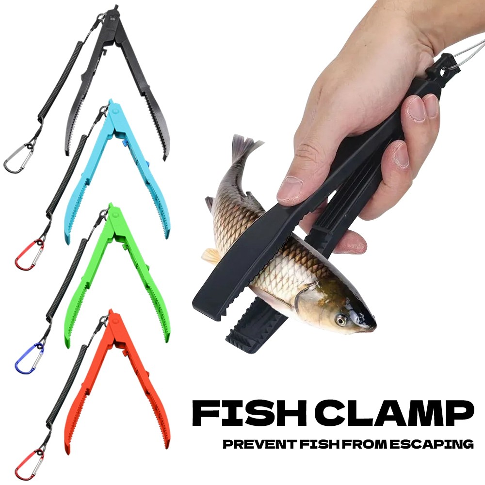 Multifunctional Fishing Fish Clip Hand Controller Tackle Tool Fishing Body Grip Clamp Gripper Grabber with Lock Switch