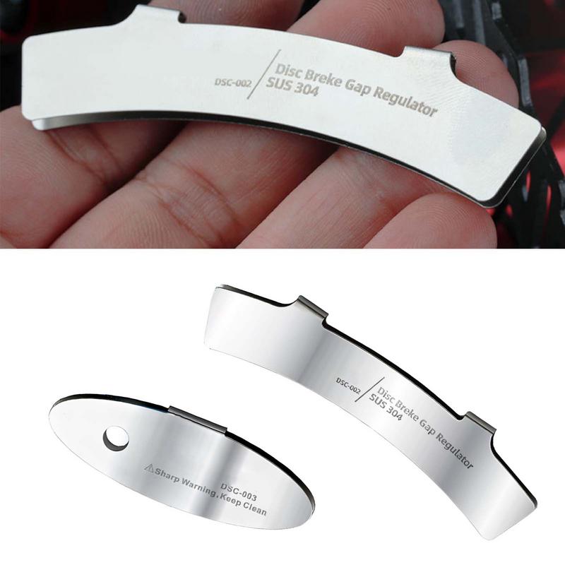 1PC Bicycle Disc Brake Pad Adjustment Alignment Tool Plate Brake Rotor Replace Cycling Brake Adjustment Pads Bike Parts Repair