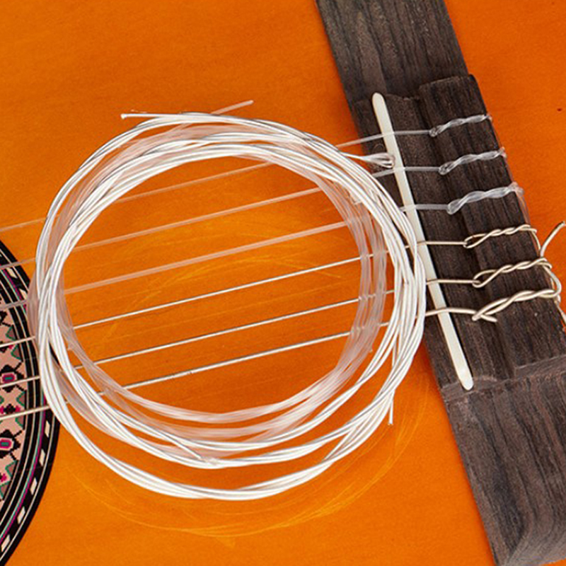 6pcs Professional Classical Guitar Strings Nylon Silver Plating Set High Quality