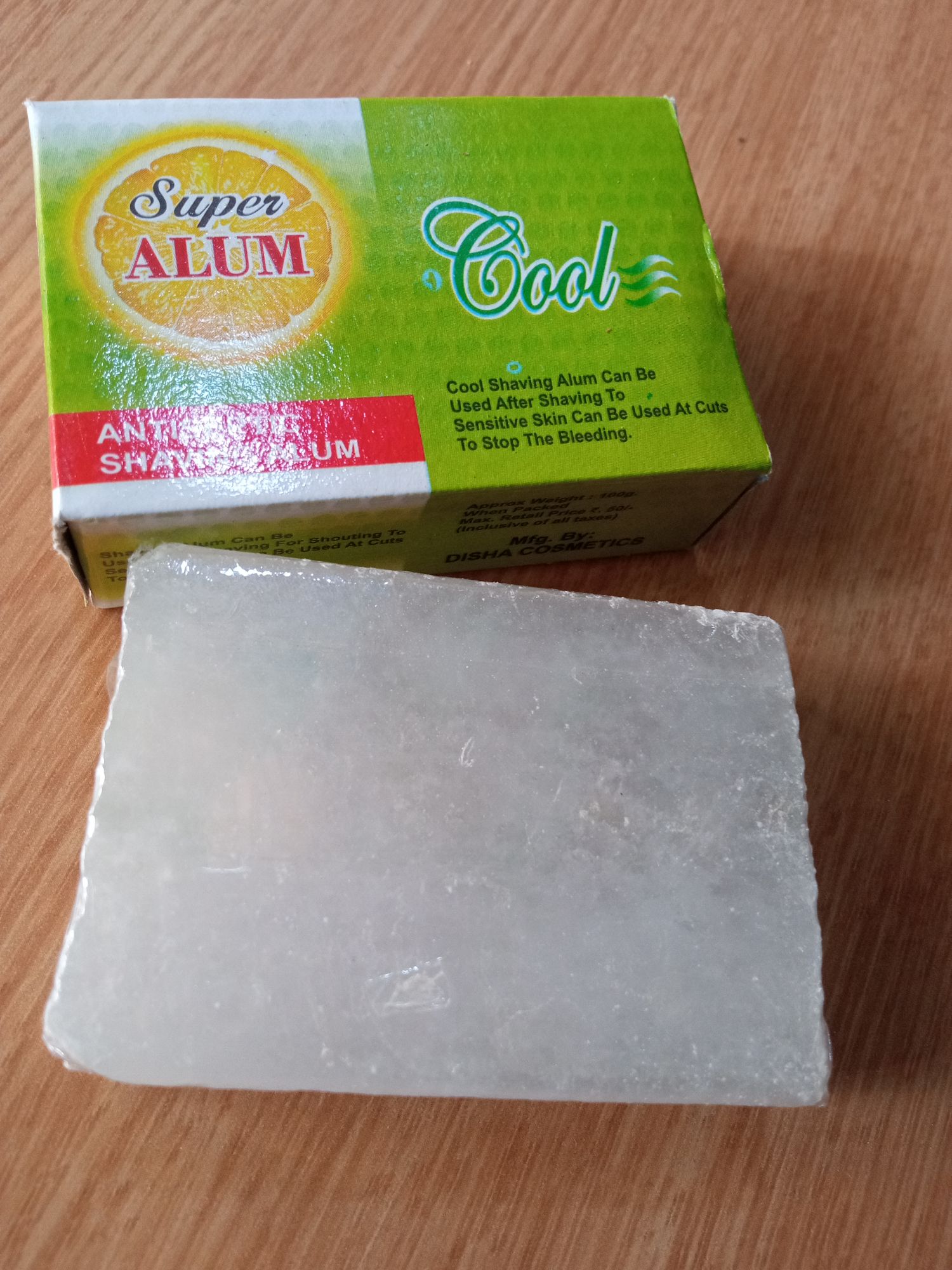 Antiseptic shaving Alum set of 2