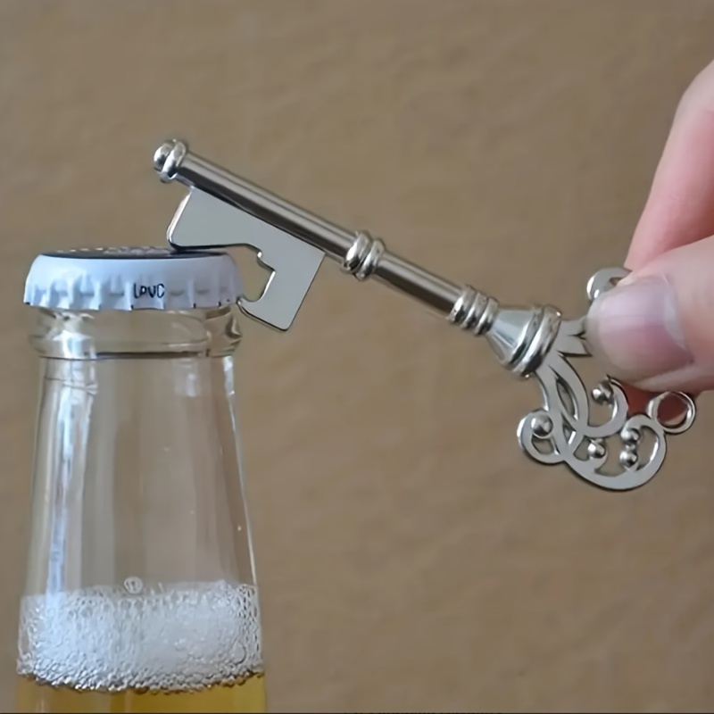 1pc, Bottle Opener, Vintage Crown Key Shape Bottle Opener,Suitable For Bar Or Household,Barware Tool,Wedding ,Kitchen Gadget