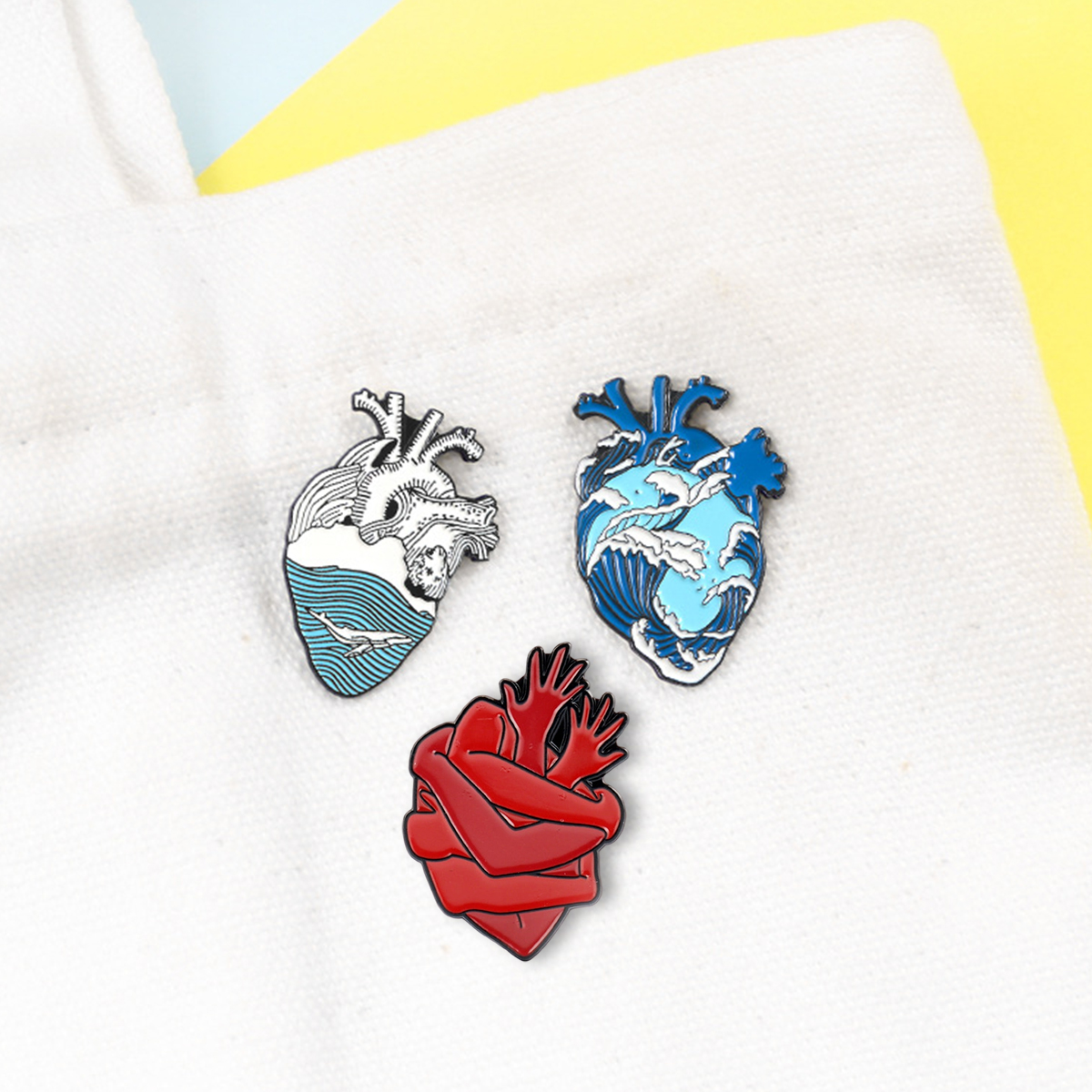 3Pcs/Set Cartoon Superhero Characters Enamel Brooch Cute Funny Metal Badges Lapel Pins Clothing Jewelry Accessories Fan