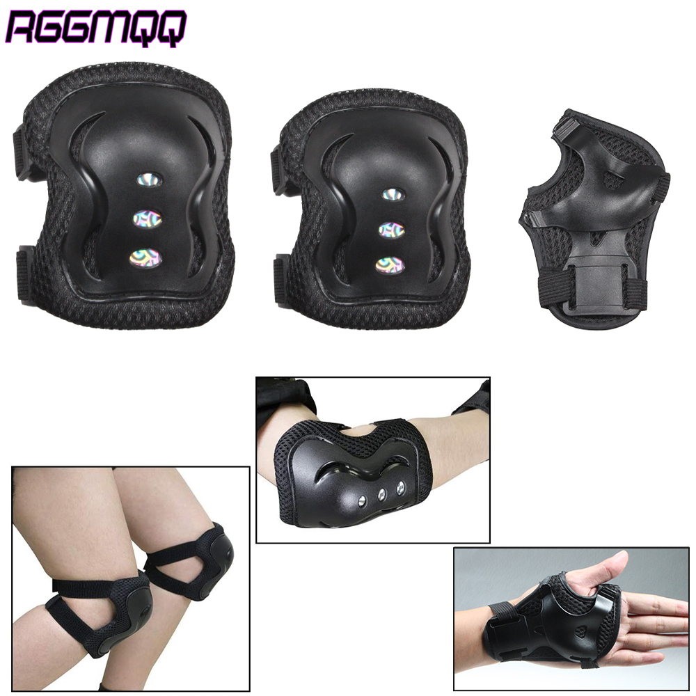 7PCS Kids Bike Helmet & Pads Set (3-10Y) - Adjustable Knee/Elbow/Wrist Guards for Cycling,Skateboard,Scooter- Lightweight & Safe