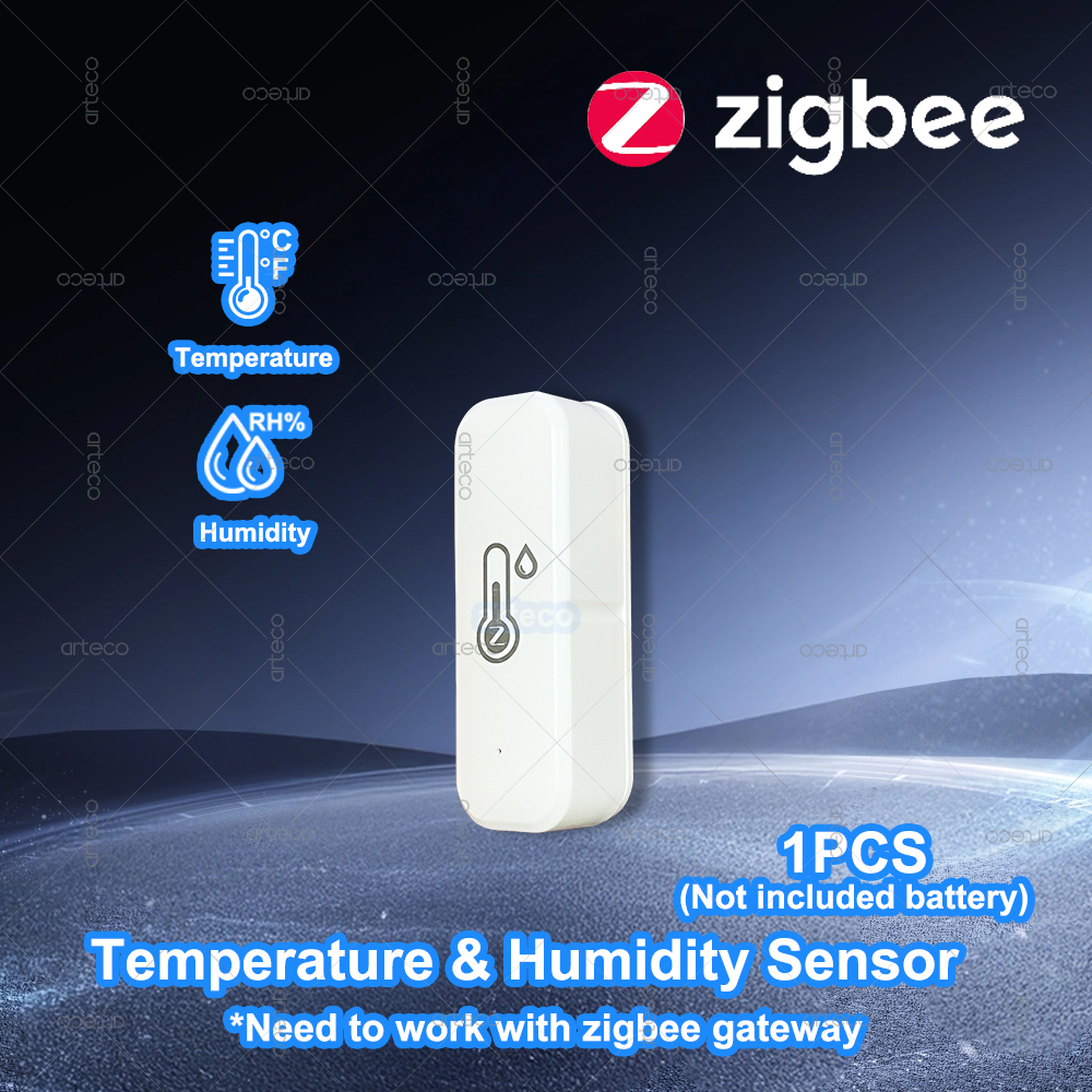 Zigbee Smart Temperature And Humidity Sensor Real-Time App Remote Monitor Smart Automation for Alexa Home Assistant Z2M