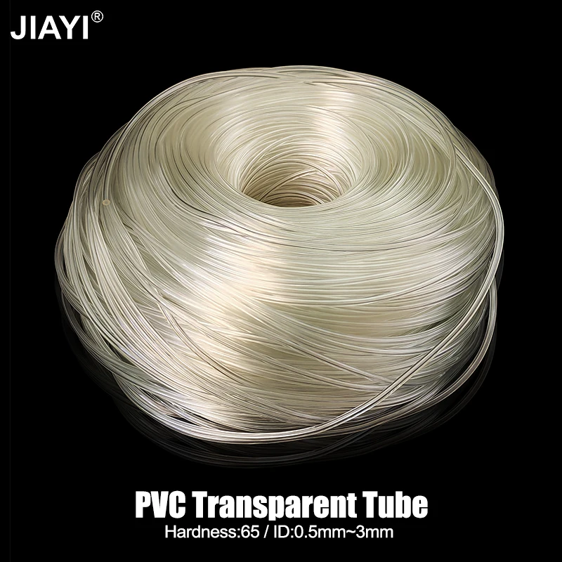 Clear PVC Capillary Tube ID0.5-3.5mm Flexible Anti-Kink Anti-Bending Durable Plastic Hose Pressure Resistant Corrosion Resistant